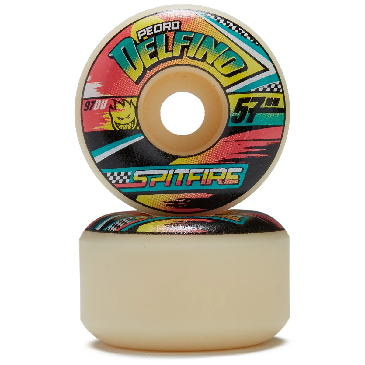 Spitfire F4 97du Pedro Delfino Turbo Radial Skateboard Wheels